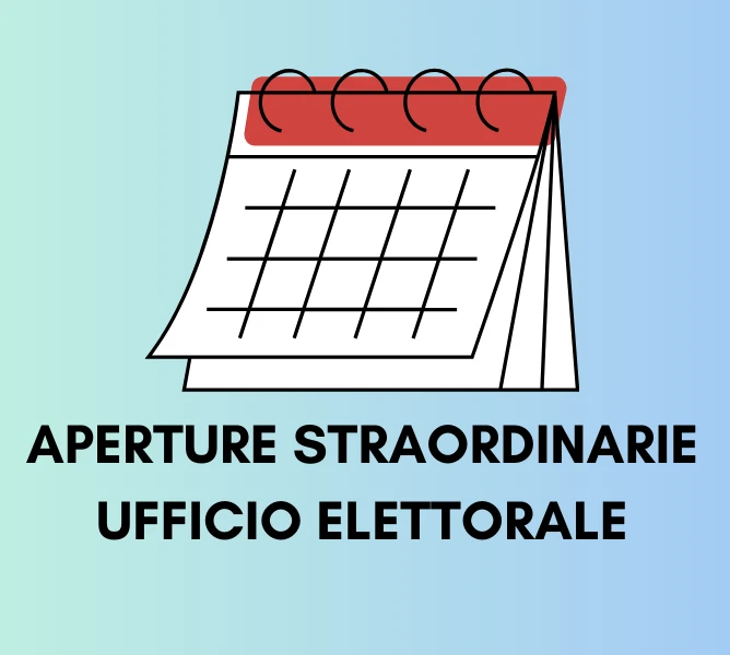Referendum 22-23 marzo 2026 - Orari di apertura dell'Ufficio Elettorale